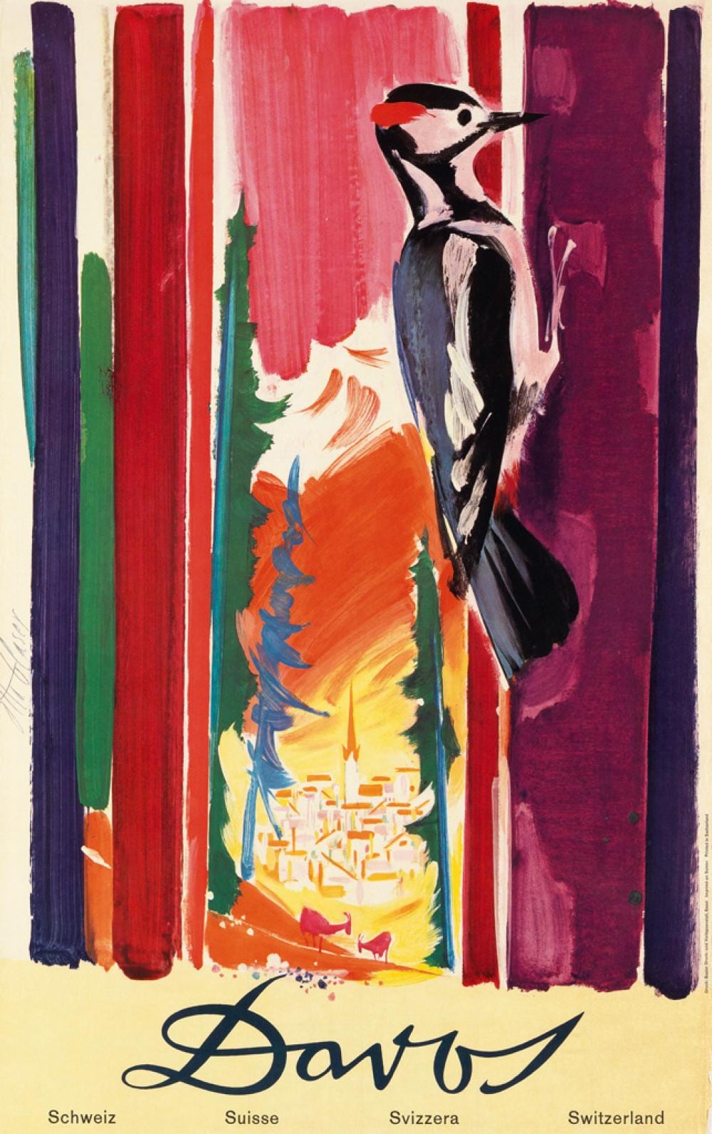 otto glaser 1915 1991 davos 1956 40x25 inches 101x63 cm basler druck und verlagsanstalt basel · Swann Auction Galleries · 2016-02-11 Otto Glaser comparable auction result: otto glaser 1915 1991 davos 1956 40x25 inches 101x63 cm basler druck und verlagsanstalt basel