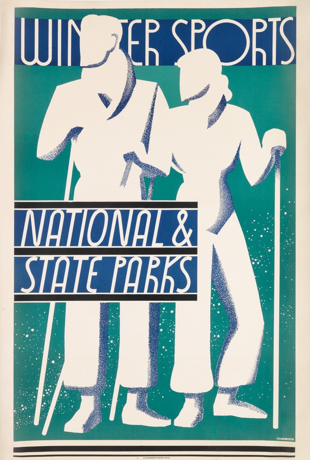 dorothy waugh 1896 1996 winter sports national state parks circa 1934 40x27 inches 101x69 cm u s government printing office · Swann Auction Galleries · 2016-02-11 Dorothy Waugh comparable auction result: dorothy waugh 1896 1996 winter sports national state parks circa 1934 40x27 inches 101x69 cm u s government printing office
