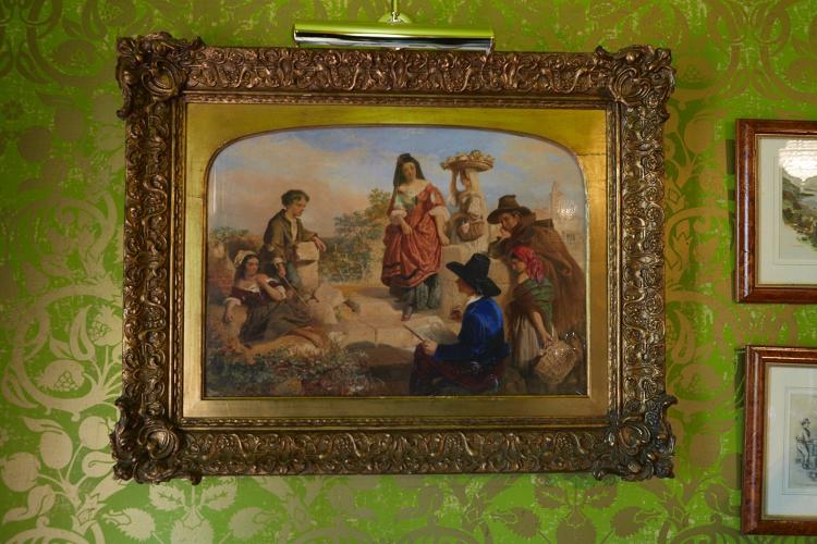 William Henry Kearney comparable auction result: william henry kearney british 1800 1858 the artist and peasants 1856 watercolour on paper 50 x 72cm signed and dated lower left
