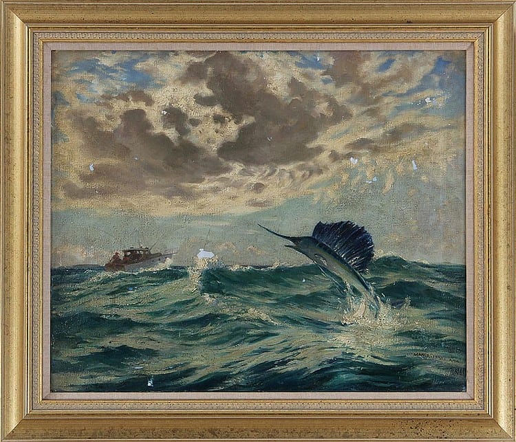 Gerald Leake comparable auction result: gerald leake american 1885 1975