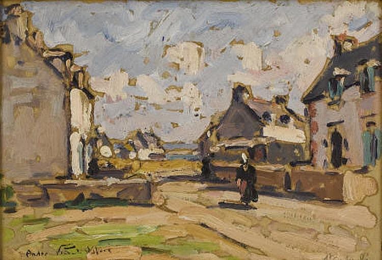 André Prevot-Valeri comparable auction result: andr pr vot valeri french 1890 1930 village