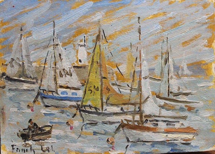 fanch lel xxe bateaux de plaisance piriac huile sur carton sign e en · Jack-Philippe Ruellan · 2016-01-23 Fanch Lel comparable auction result: fanch lel xxe bateaux de plaisance piriac huile sur carton sign e en