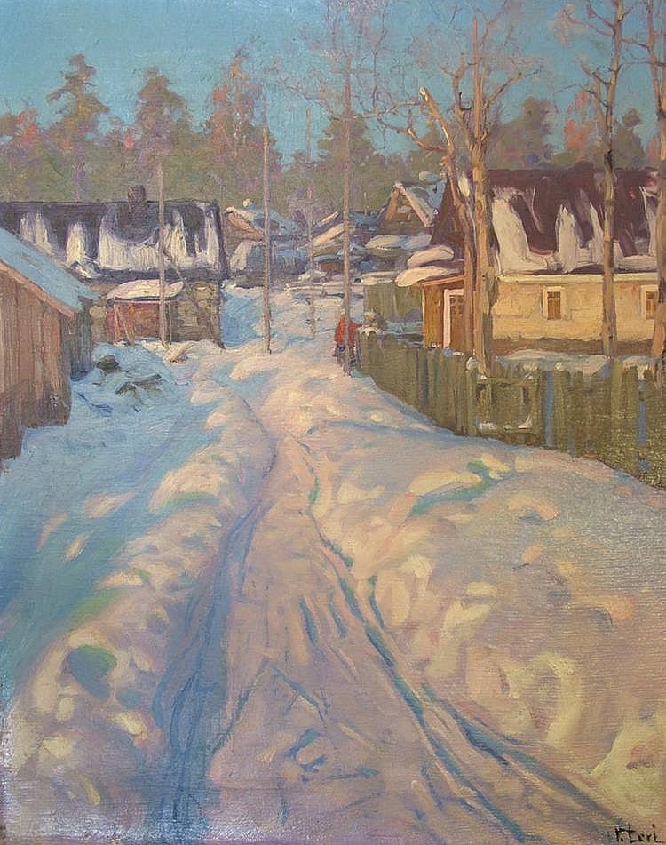 Vasili Levi comparable auction result: vasili levi russian 1878 1954 figure in a