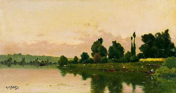 Jacques-Henri Delpy comparable auction result: jacques henri delpy 1877 1957 le vapeur sur le