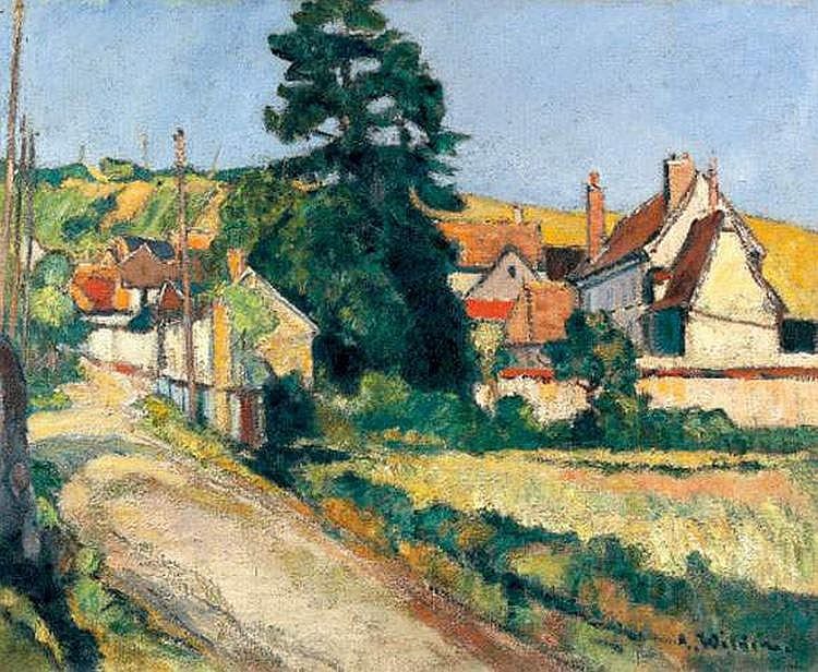 André Wilder comparable auction result: andr wilder 1871 1965 route pont mort