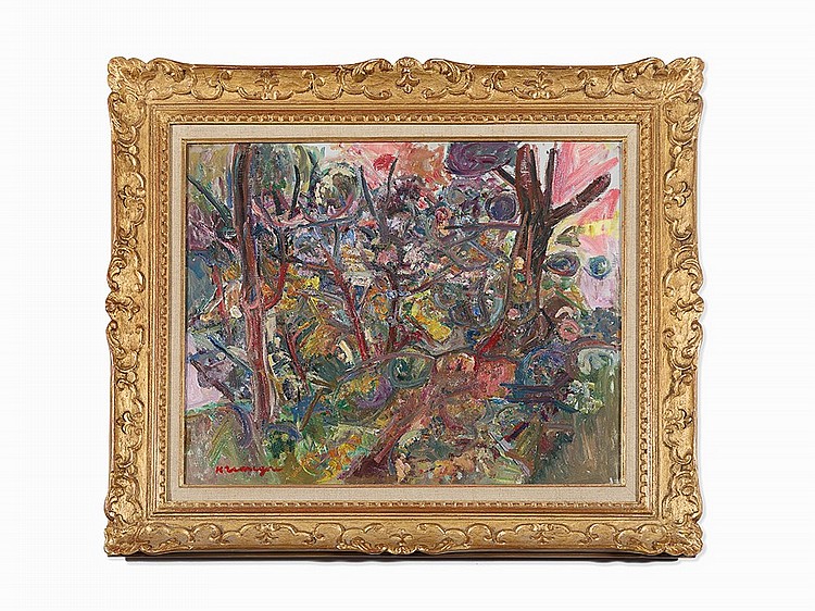 Pinchus Krémègne comparable auction result: pinchus kr m gne paysage oil painting