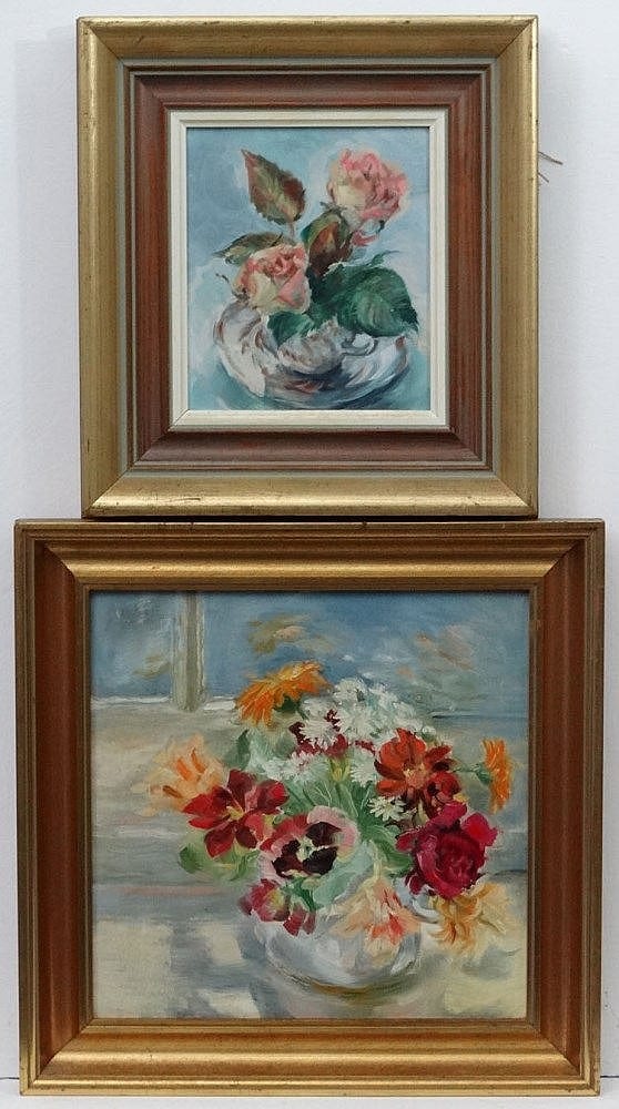 Anna Airy comparable auction result: anna airy 1882 1964 oil on board a pair sum