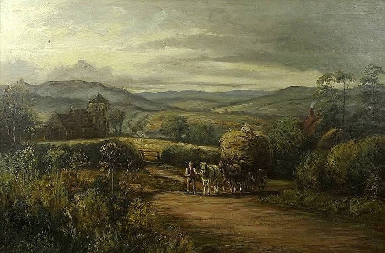 Raymond Dearn comparable auction result: raymond dearn british 1858 1925 ugglebarnby north yorkshire oil on canvas signed lower left