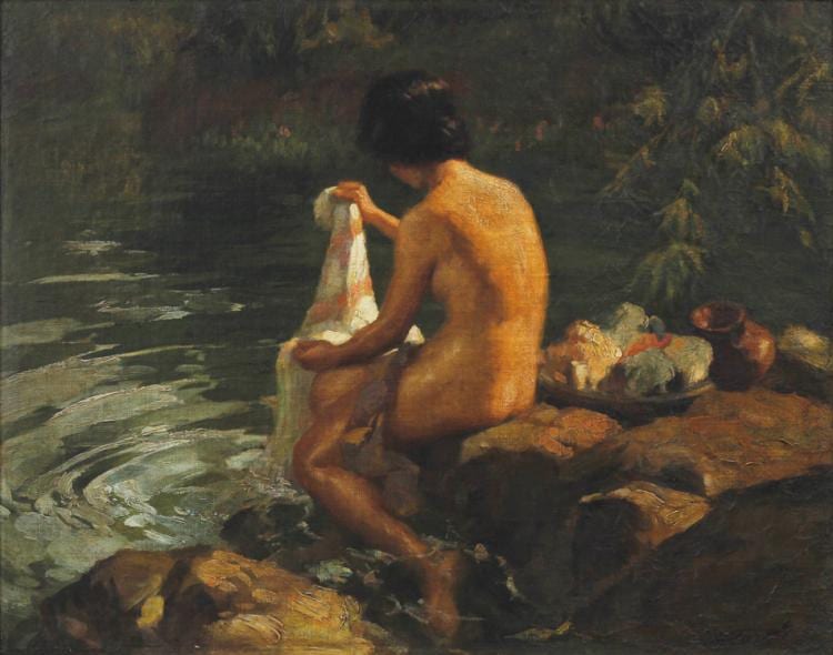 Fernando Amorsolo (1892-1972) Lavandera comparable sale