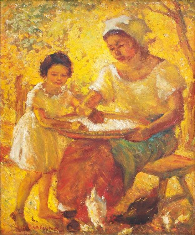 Anita Magsaysay-Ho (1914-2012) Mother and Child comparable sale