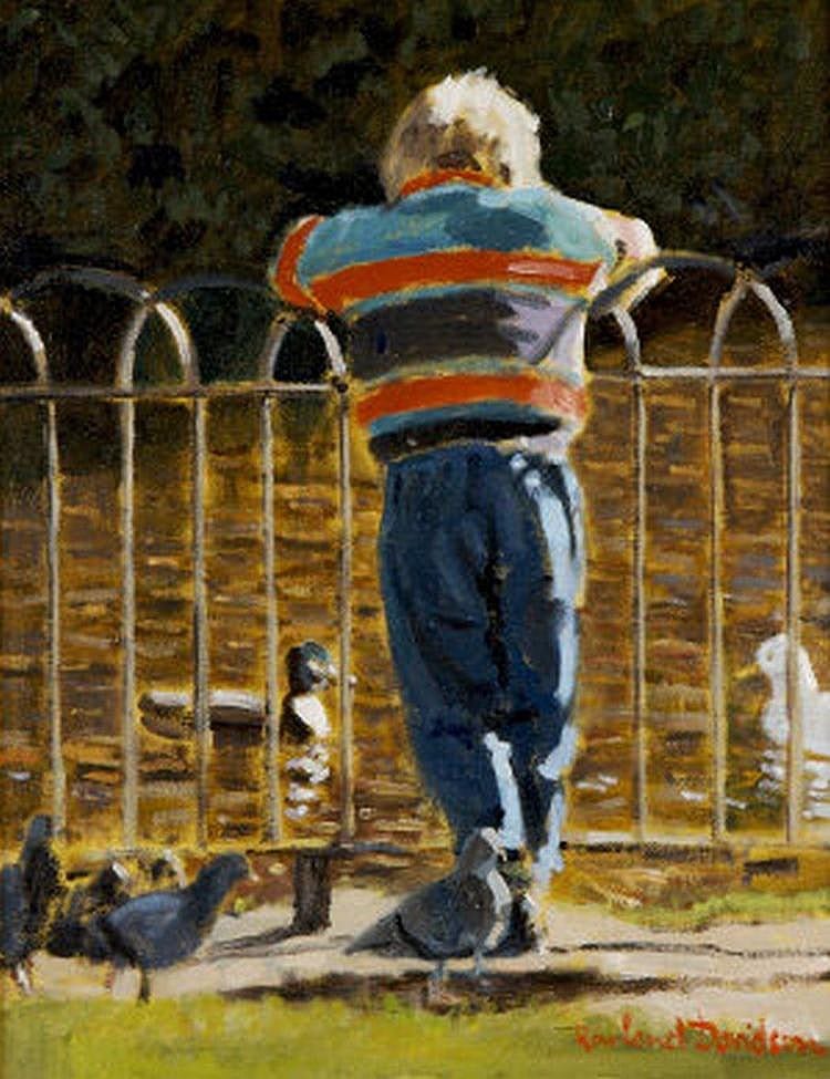 rowland davidson b 1942 watching the duck st · Adam's · 2007-12-11 Rowland Davidson comparable auction result: rowland davidson b 1942 watching the duck st