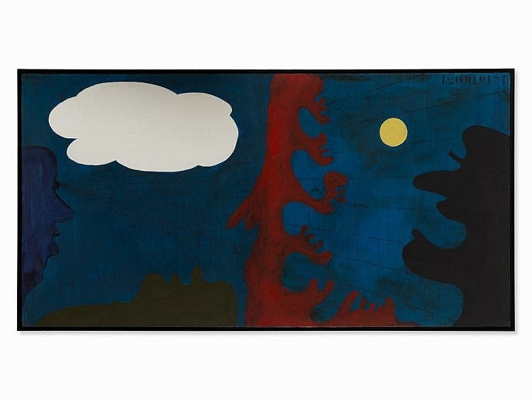 Daniel (1929) Argimón comparable auction result: daniel argim n 1929 1996 nit oil painting 1971