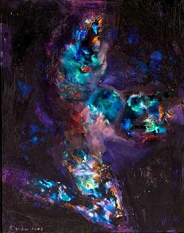 Gail Catlin comparable auction result: gail catlin south african 1948 abstract signed and dated 2002 liquid cry