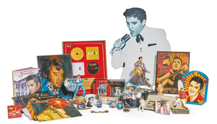 HER GRACE'S COLLECTION OF ELVIS PRESLEY EPHEMERA | sold by Sotheby's, lot 47 — auction record photograph
