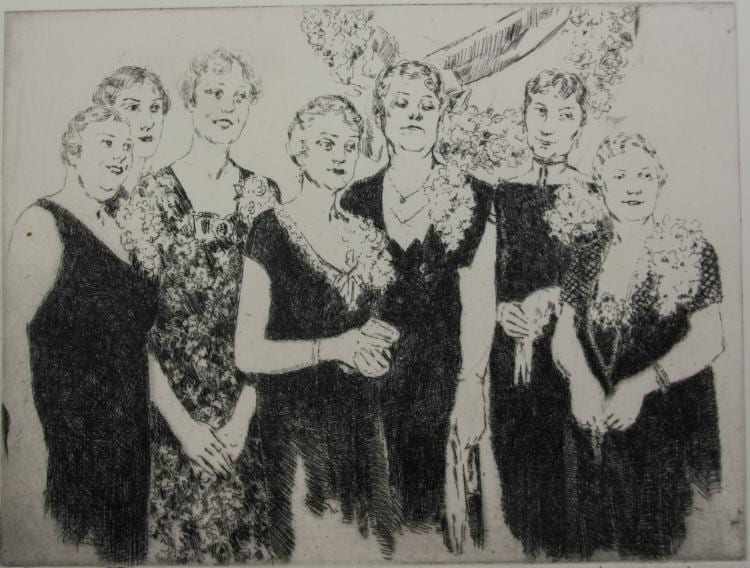 hubert morley etching · Rachel Davis Fine Arts · 2016-02-20 Hubert Morley comparable auction result: hubert morley etching