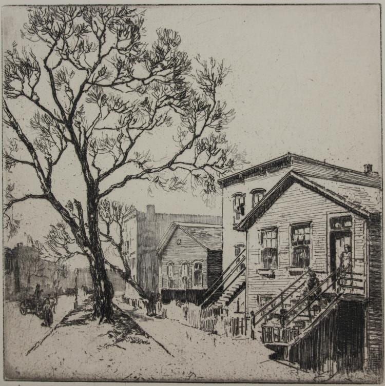 hubert morley etching · Rachel Davis Fine Arts · 2016-02-20 Hubert Morley comparable auction result: hubert morley etching