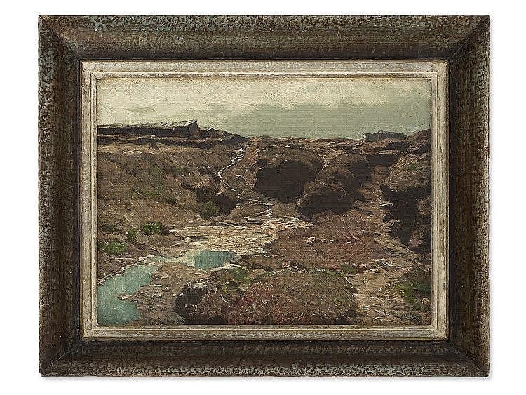Albert Stagura comparable auction result: albert stagura oil painting aprilsonne im moor 1937
