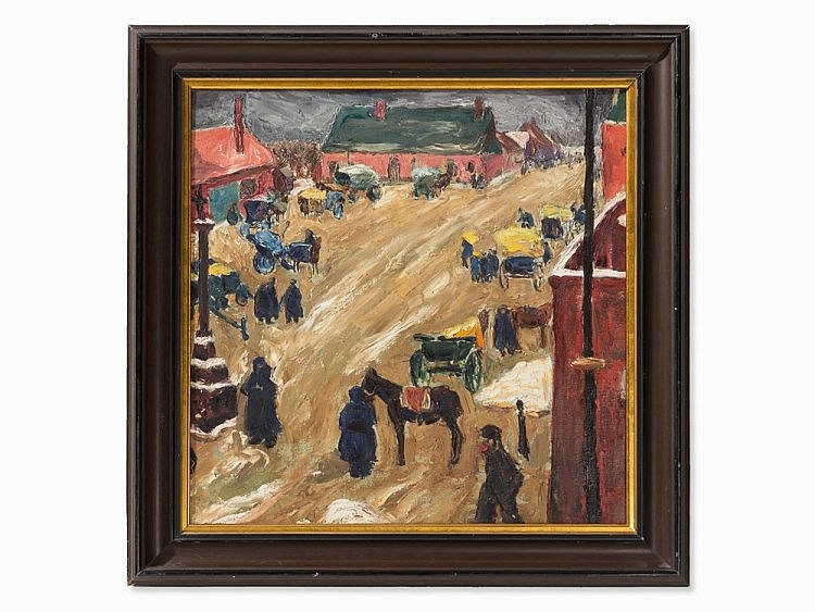 Hans Michaelson comparable auction result: hans michaelson 1872 1954 thaw fields oil c 1917
