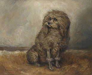 Florence Jay comparable auction result: florence jay british 20th century seated poodle s