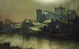 Louis H. Grimshaw comparable auction result: louis h grimshaw british 1870 1944 ripon minster beside the river swale signed and inscribed lo