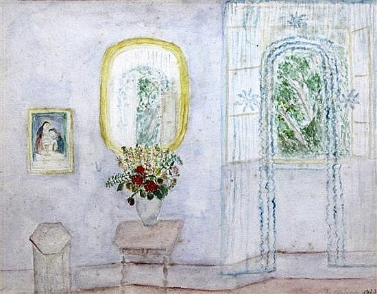 Hilda Anne Carline comparable auction result: hilda anne carline 1889 1950 a bouquet of flowers at dubrovnik 8 x 10 5in