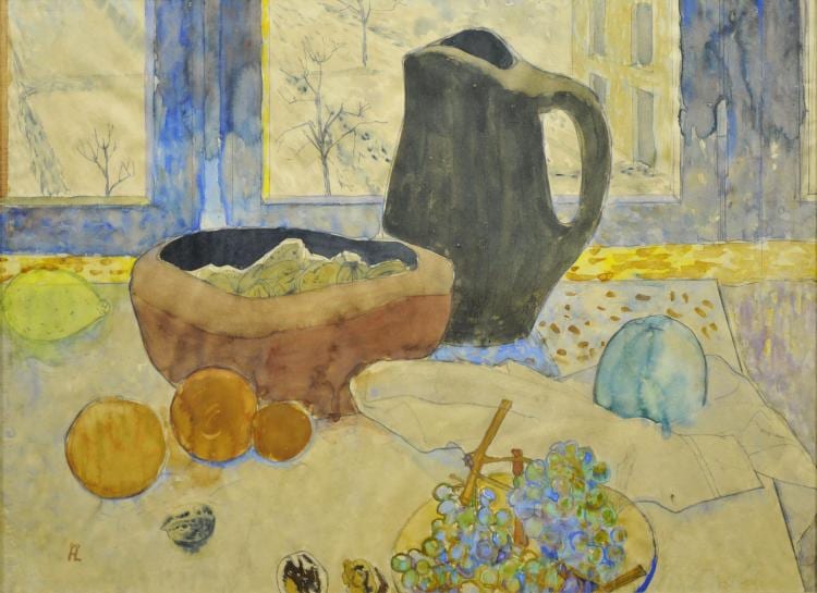 Hilding Linnqvist comparable auction result: hilding linnqvist stockholm 1891 1984 porto nature morte la fen tre ca 1930 1934