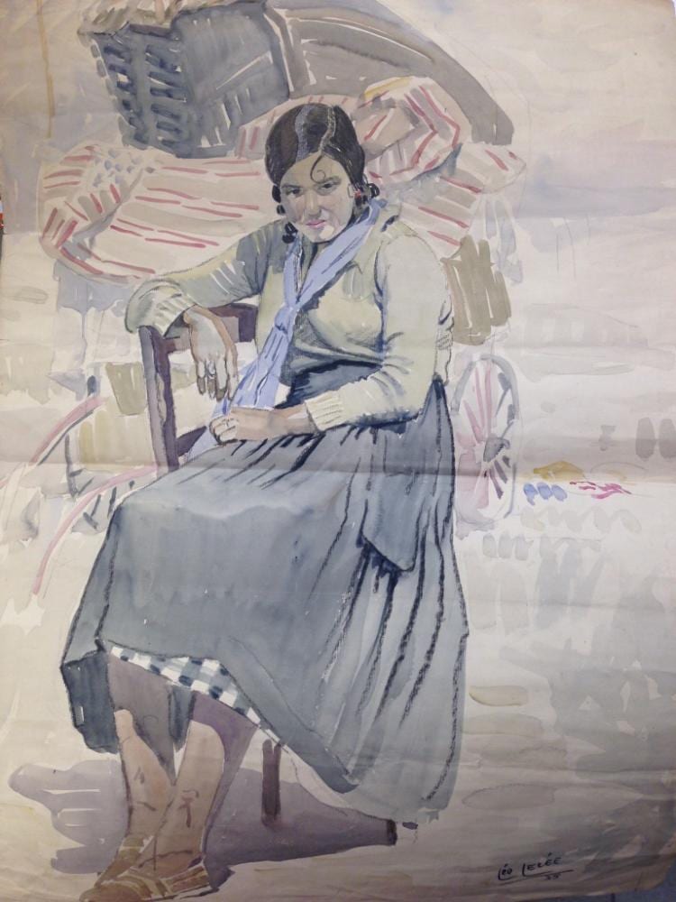 Léo Lelée comparable auction result: l o lel e 1872 1947