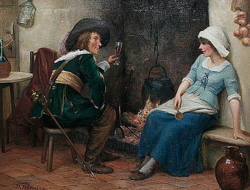 delapoer downing british fl 1885 1902 a fireside toast · Bonhams · 2008-01-08 Delapoer Downing comparable auction result: delapoer downing british fl 1885 1902 a fireside toast