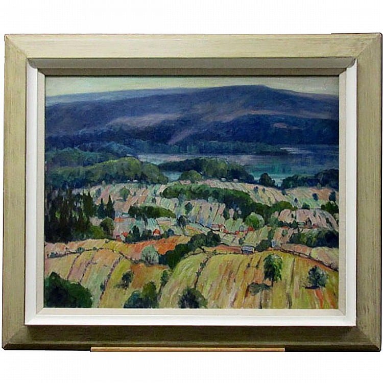 Ernest Alfred Dalton comparable auction result: ernest alfred dalton canadian 1887 1963 untitled rolling hills oil on canvas board unsigned 24 x 30 61 x 76 2 cm