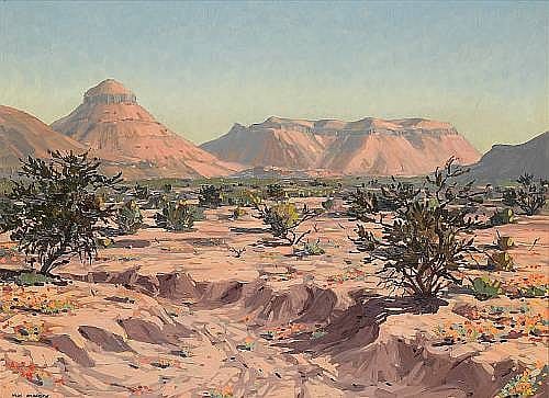 Nils (1897) Andersen comparable auction result: nils severin andersen south african 1897 1972 namibian landscape 46 x 61 cm 18 x 24 in