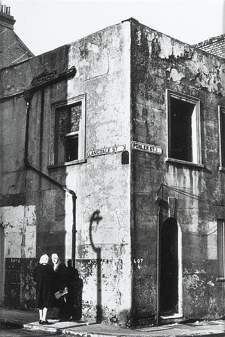 Harry Diamond comparable auction result: harry diamond b 1924 street corner 37cm x 25cm 14 5in x 10in and another two by the same hand 3