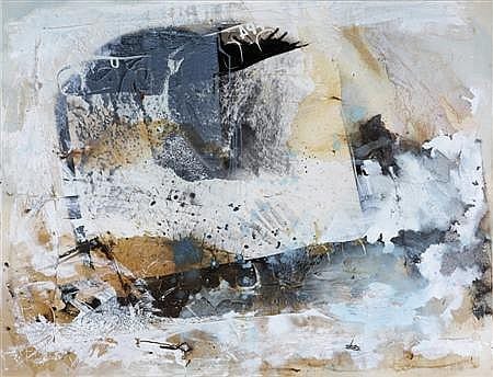 Ian McKeever comparable auction result: ian mckeever b 1946 history of rocks 140cm x 106cm 55in x 41 75in