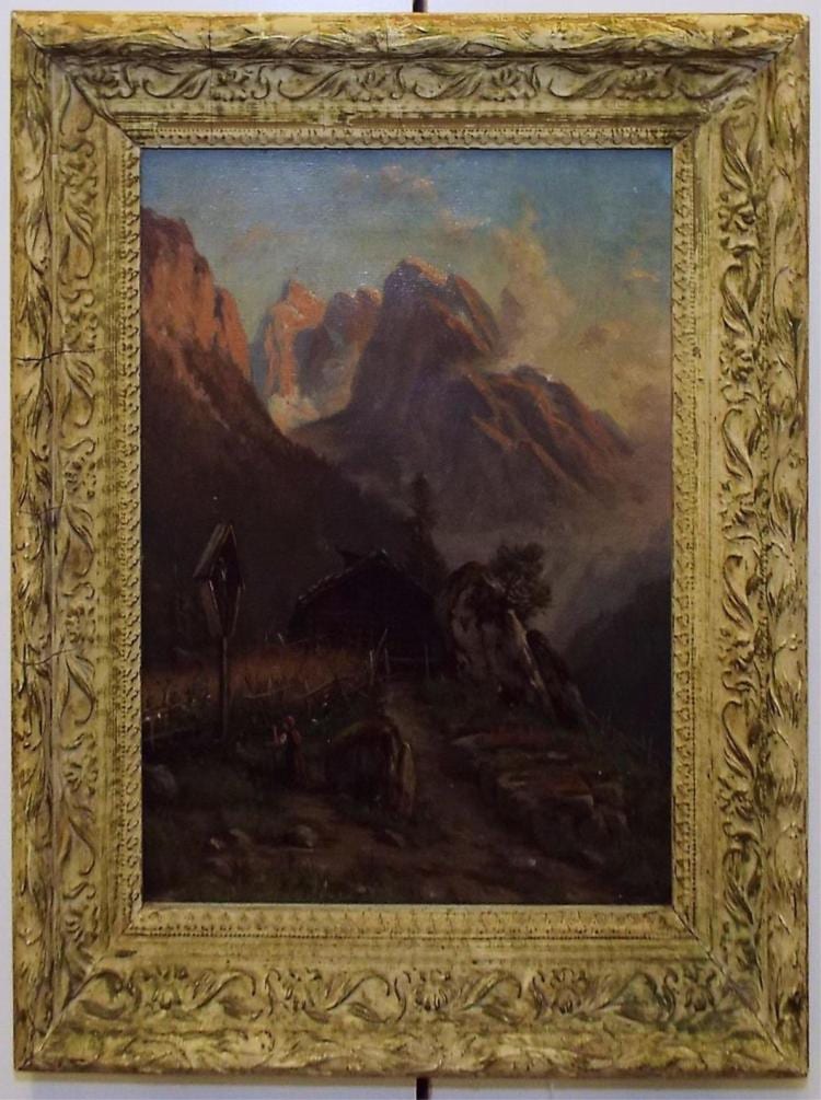 John (1778) Knox comparable auction result: john knox oil on canvas mountain landscape