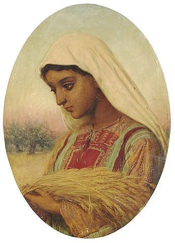 William J. Webb comparable auction result: william j webb webbe british active 1853 1878 an arab gleaner
