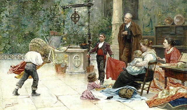 Eugénio Alvarez-Dumont comparable auction result: eugenio alvarez dumont spanish 1864 1927 the bull fight