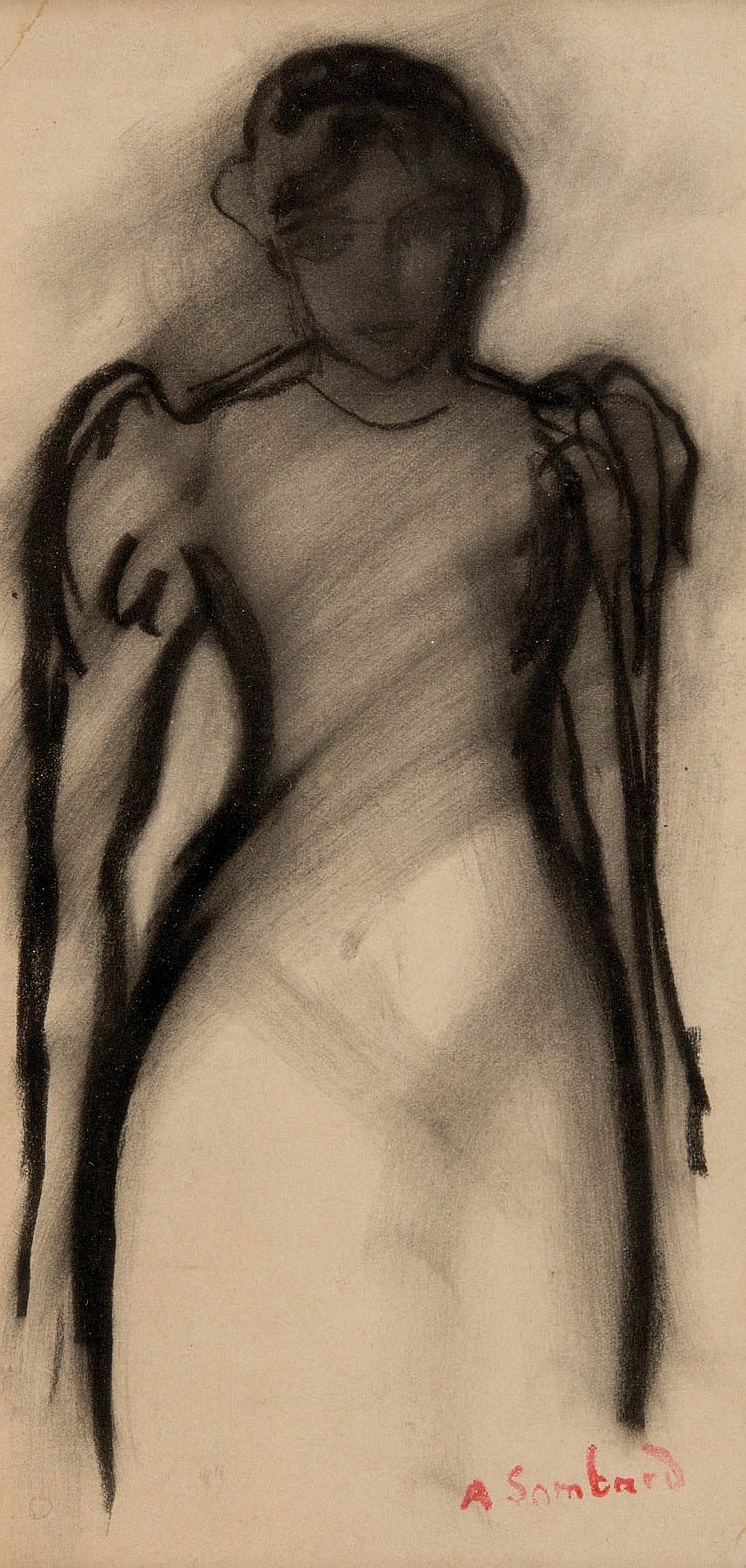Alfred Lombard comparable auction result: alfred lombard 1884 1973 jeune femme
