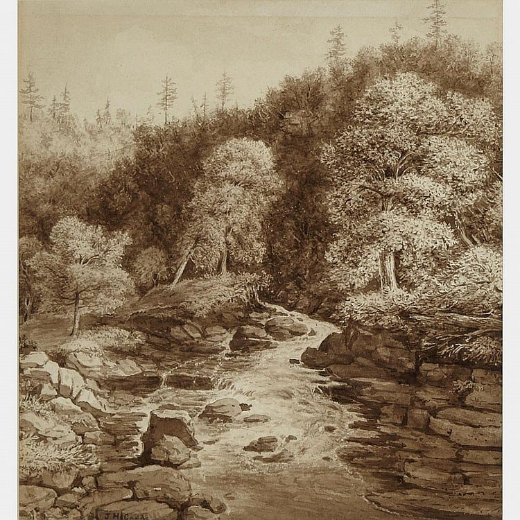 john herbert caddy chedoke hamilton ontario sepia wash 9 5 ins x 9 ins 22 9 cms x 22 2 cms · Waddington's · 2016-03-17 John Herbert Caddy comparable auction result: john herbert caddy chedoke hamilton ontario sepia wash 9 5 ins x 9 ins 22 9 cms x 22 2 cms