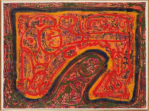 Alfonso Ossorio -The Couple comparable sale