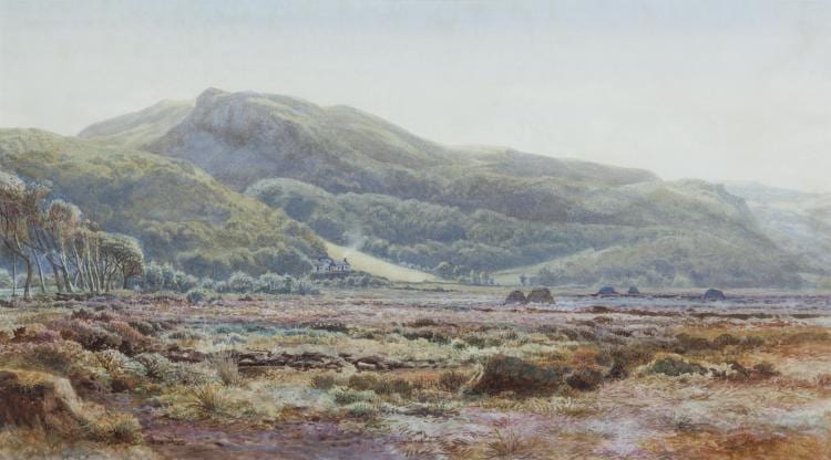 Albert Hartland comparable auction result: albert hartland 1840 1893 mountain landscapewatercolour 40 5 x 73 5cm 16 x 29 signed