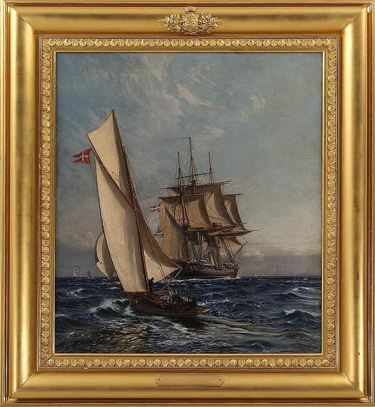 Christian Molsted comparable auction result: christian molsted danish 1862 1930