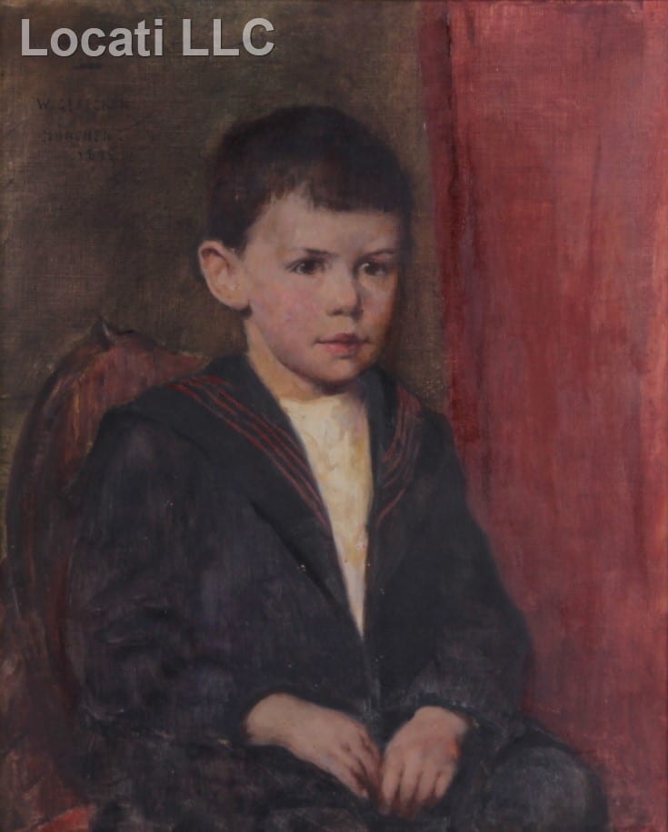 Walter Geffcken comparable auction result: walter geffcken 1872 1950 oil on canvas