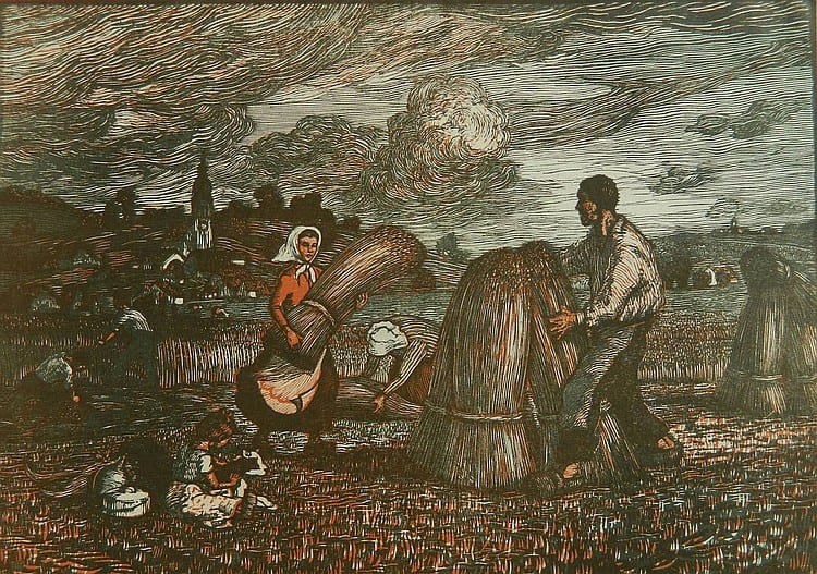 Paul Emile Colin comparable auction result: paul emile colin wood engraving