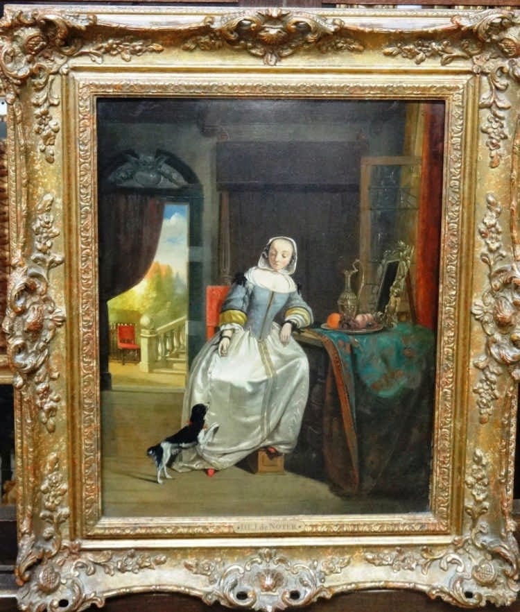 David Emil Joseph De Noter comparable auction result: david emil joseph de noter 1818 1892 titbits oil on panel signed and d
