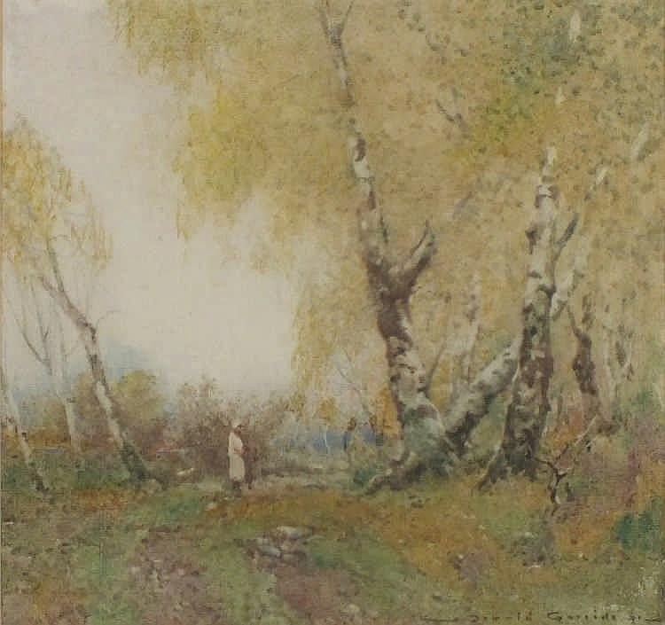 oswald garside 1879 1942 watercolour on fabric children on a woodland path signed dated 1891 12 x 12 75 30 5cm x 32 4cm gbp · W.H. Lane & Son · 2016-03-17 Oswald Garside comparable auction result: oswald garside 1879 1942 watercolour on fabric children on a woodland path signed dated 1891 12 x 12 75 30 5cm x 32 4cm gbp