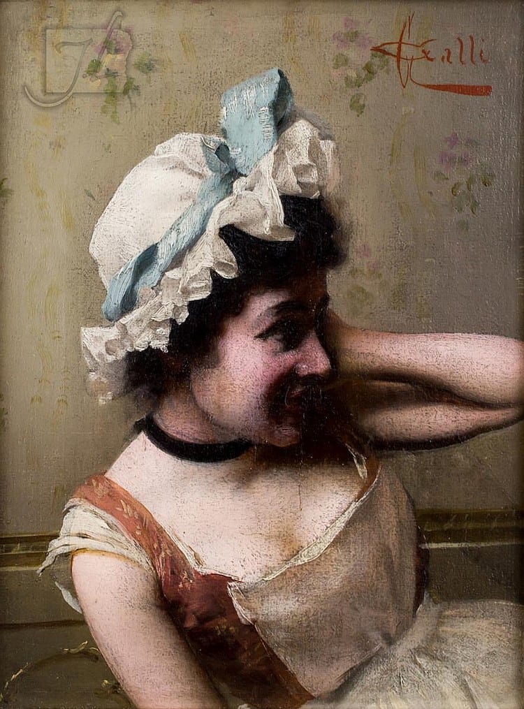 Giuseppe (1866) Galli comparable auction result: giuseppe galli 1866 1953 portrait painting
