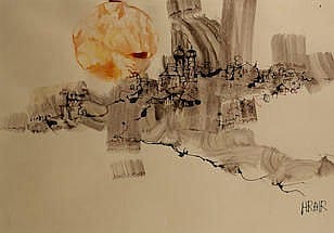 Hrair Diarbekirian comparable auction result: hrair diarbekirian lebanon born 1946 four works on paper