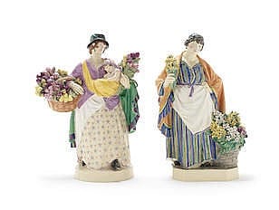 Charles (1887) Vyse comparable auction result: the tulip woman and the daffodil woman t