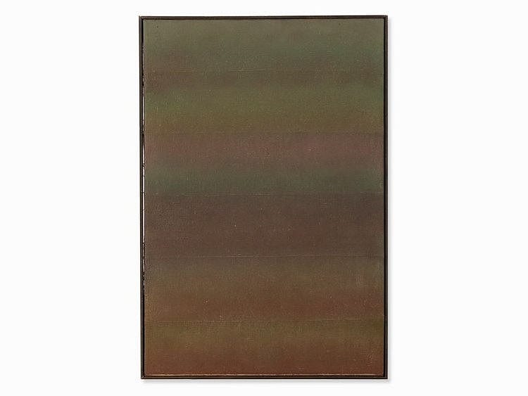 Hanspeter Münch comparable auction result: hanspeter m nch brown volume painting 1973