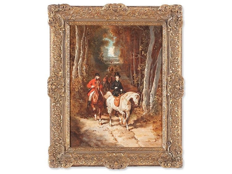 Alexander Ritter von Bensa comparable auction result: alexander ritter von bensa 1820 1902 attr the ride c 1870