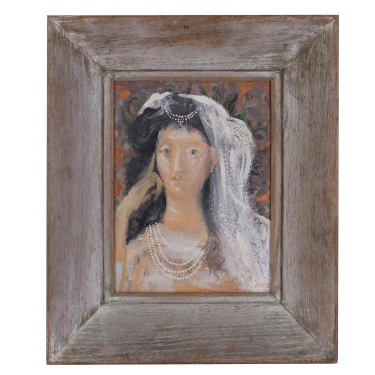 Byron Browne, painting sold by Millea Bros Ltd, lot 2236 — auction record photograph